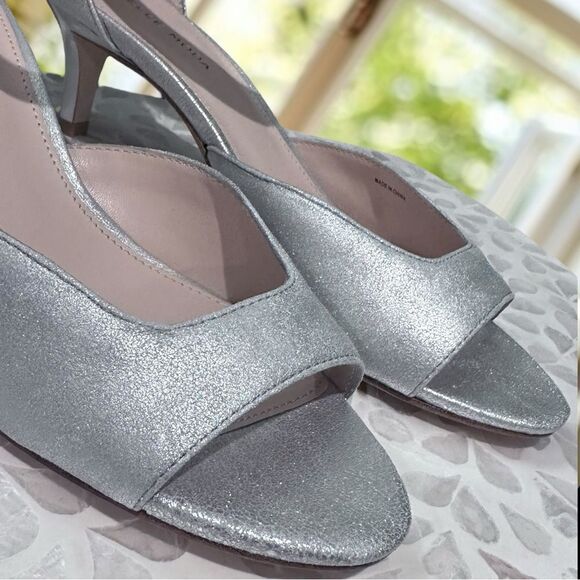 Pelle Moda BERLIN Wide Buckle Leather Kid Suede Sandal Heel Size 10 M - Picture 7 of 13